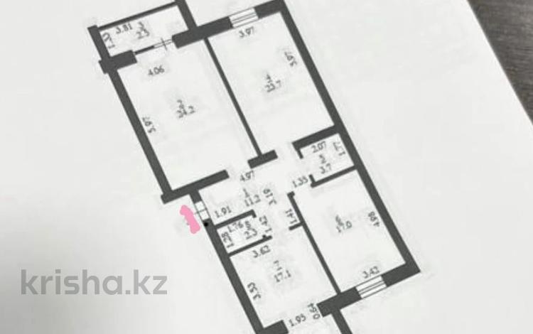 3-комнатная квартира, 101.7 м², 3/5 этаж, мкр. Алтын орда, Проспект Мангилик Ел за 32.5 млн 〒 в Актобе, мкр. Алтын орда — фото 2