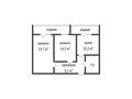 2-бөлмелі пәтер · 61.4 м² · 3/5 қабат, ул. В Чкалова, бағасы: 41.5 млн ₸ в Костанае — фото 12