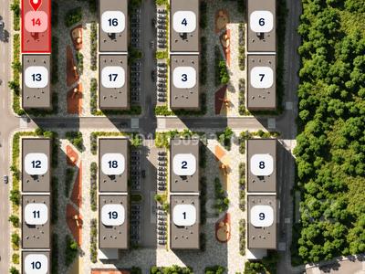 2-бөлмелі пәтер · 54.72 м² · 4/6 қабат, Мкр. Кайрат уч. 377, бағасы: 30 млн ₸ в Алматы, Медеуский р-н