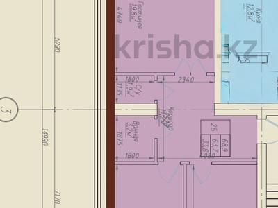 2-комнатная квартира · 68.9 м² · 8/10 этаж, Еркина Ауельбекова 120Б за 26 млн ₸ в Кокшетау
