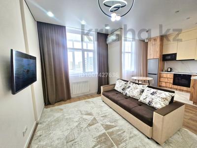 1-комнатная квартира · 41.7 м² · 9/10 этаж, Е429 6 — Айтматова, Мухамедханова, КазУТБ, КазГЮУ за 13 000 ₸ в Астане, Нура р-н
