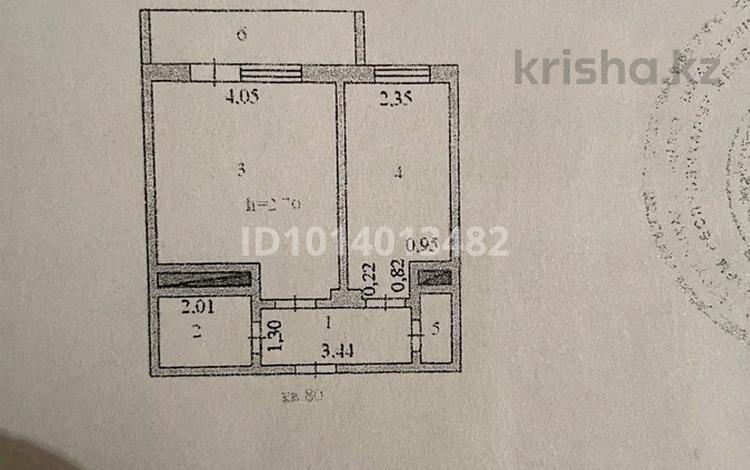 1-комнатная квартира · 42 м² · 7/16 этаж, Тлендиева 15/1 за 22 млн ₸ в Астане, Сарыарка р-н — фото 2