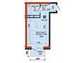 1-бөлмелі пәтер · 30.6 м², 20 микрорайон 22, бағасы: ~ 12.2 млн ₸ в Алматы, Алатауский р-н — фото 3