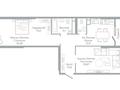 2-комнатная квартира · 74.4 м², Тайманова 42 за ~ 49 млн ₸ в Атырау — фото 3