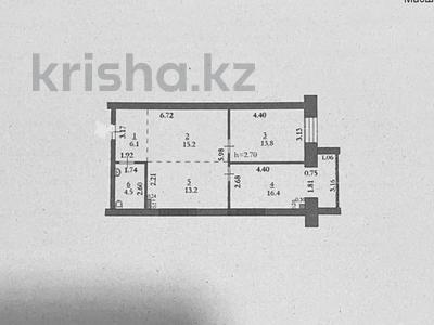 3-комнатная квартира, 69.2 м², 7/7 этаж, мкр. Алтын орда за 26 млн 〒 в Актобе, мкр. Алтын орда