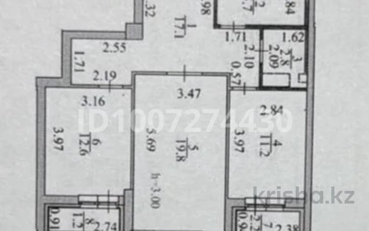 2-комнатная квартира · 72.6 м² · 8/13 этаж, Бухар жырау 32/1 за 39 млн ₸ в Астане, Есильский р-н — фото 18