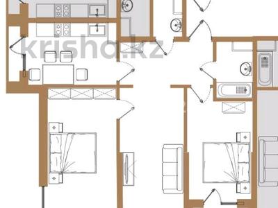 3-комнатная квартира · 73.91 м² · 4/6 этаж, мкр Кайрат уч. 377 за 40 млн ₸ в Алматы, Турксибский р-н