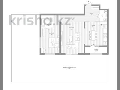 3-комнатная квартира · 89.2 м² · 1/9 этаж, Аль-Фараби 69 — С огромной террасой 130 м2 за 183 млн 〒 в Алматы, Бостандыкский р-н