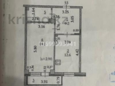 1-комнатная квартира · 45.4 м² · 2/6 этаж, мкр 12, Бөгенбай батыр 32 — Мечта технодом за 14.5 млн ₸ в Актобе