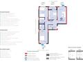 3-комнатная квартира · 95.96 м² · 5/14 этаж, Сагадат Нурмагамбетов за 59.8 млн ₸ в Астане, Сарайшык р-н — фото 5