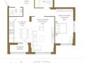 2-бөлмелі пәтер · 73.89 м² · 5/9 қабат, Достык 8/2, бағасы: ~ 52 млн ₸ в Астане
