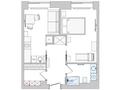 2-комнатная квартира · 41 м² · 6/12 этаж, мкр Дарабоз 19 — Рыскулова уг момышулы за 22 млн ₸ в Алматы, Алатауский р-н