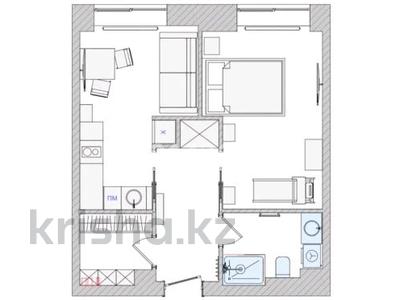 2-комнатная квартира · 41 м² · 6/12 этаж, мкр Дарабоз 19 — Рыскулова уг момышулы за 22 млн ₸ в Алматы, Алатауский р-н