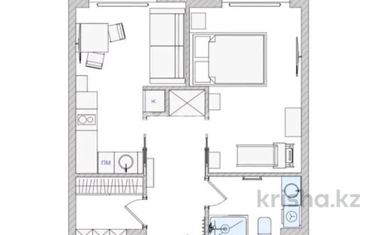 2-комнатная квартира · 41 м² · 6/12 этаж, мкр Дарабоз 19 — Рыскулова уг момышулы за 22 млн ₸ в Алматы, Алатауский р-н — фото 2