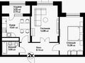 2-комнатная квартира · 57.71 м² · 5/8 этаж, Нажимеденова — А 426 за 22 млн ₸ в Астане, Сарайшык р-н — фото 6