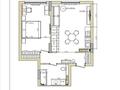 2-комнатная квартира · 51 м² · 7/16 этаж, Тауелсиздик 38/4 — Б. Момышулы за 32 млн ₸ в Астане