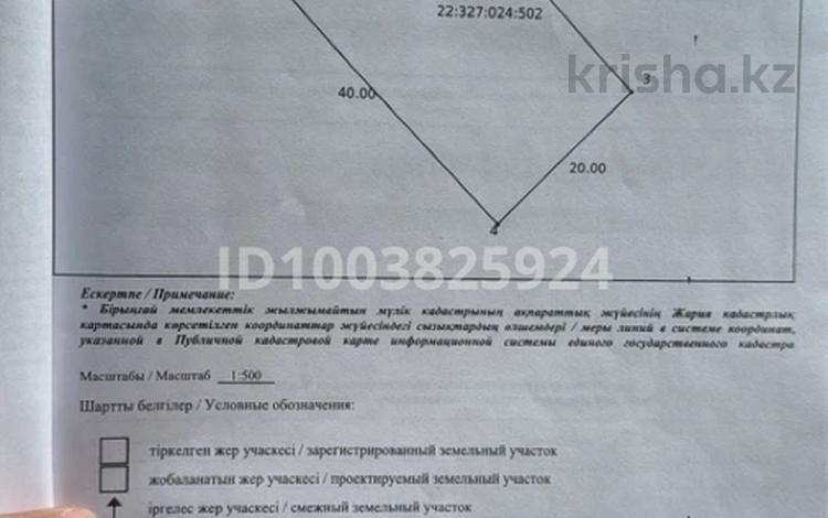 Участок · 0.8 га, мкр Нуршуак — Толеметова за ~ 7 млн 〒 в Шымкенте, Абайский р-н — фото 3