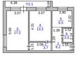 2-бөлмелі пәтер · 52.2 м² · 8/9 қабат, мкр Юго-Восток, Мкр Юго-Восток, Карбышева 22 — Рынок Арай, новая Корзина, бағасы: 21.5 млн 〒 в Караганде, Казыбек би р-н