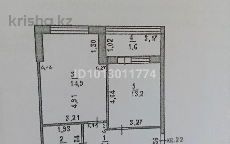 1-комнатная квартира · 40.1 м² · 1/5 этаж, мкр Туран-2 49/12 за 20 млн ₸ в Шымкенте, Каратауский р-н — фото 2