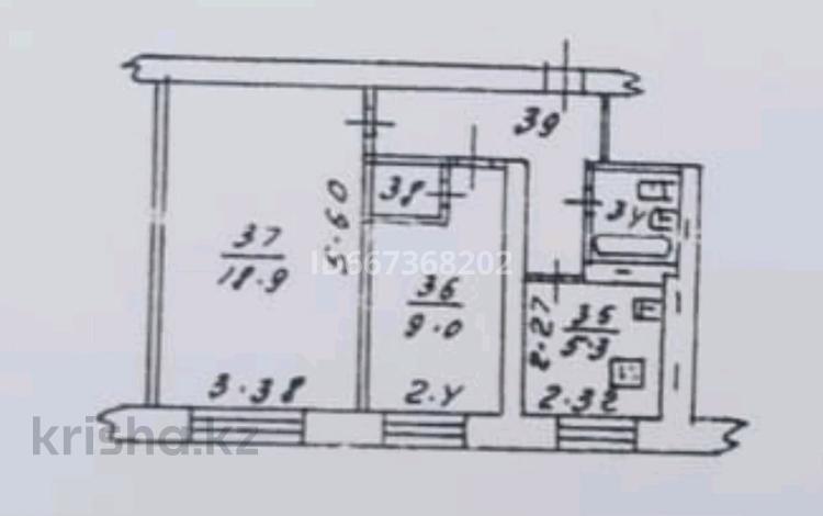 2-комнатная квартира · 43.3 м² · 1/4 этаж, улица Ауэзова 179А за 35 млн ₸ в Алматы, Бостандыкский р-н — фото 7