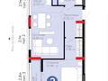 2-комнатная квартира · 50 м² · 9/9 этаж, Е-15 5 за 30 млн ₸ в Астане, Нура р-н — фото 3