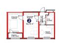 2-комнатная квартира · 53 м² · 8/9 этаж, Е 915 улица 36 за 34.2 млн ₸ в Астане — фото 33
