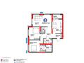3-комнатная квартира · 101 м² · 2/12 этаж, Рыскулова за 58.8 млн ₸ в Шымкенте, Аль-Фарабийский р-н
