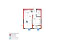 2-комнатная квартира · 48 м², проспект Байдибек би за 22 млн ₸ в Шымкенте, Абайский р-н