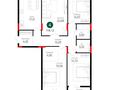 4-комнатная квартира · 118.12 м² · 2/9 этаж, Е 908 за ~ 66.7 млн ₸ в Астане, Нура р-н — фото 12