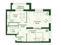 2-бөлмелі пәтер · 58.47 м², Шамши Калдаяков 60Б, 60А, бағасы: ~ 33.9 млн ₸ в Астане, Сарайшык р-н — фото 3