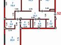 3-бөлмелі пәтер · 110.6 м² · 2/4 қабат, 193 квартал 1690/2, бағасы: 71.5 млн ₸ в Шымкенте, Енбекшинский р-н — фото 6