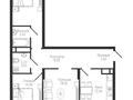 3-комнатная квартира · 84.19 м² · 7/9 этаж, Толеметова 106/3 за ~ 36.1 млн ₸ в Шымкенте, Абайский р-н — фото 2