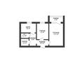 2-бөлмелі пәтер · 51.6 м² · 3/9 қабат, 12 микрорайон, бағасы: 17 млн ₸ в Актобе — фото 5
