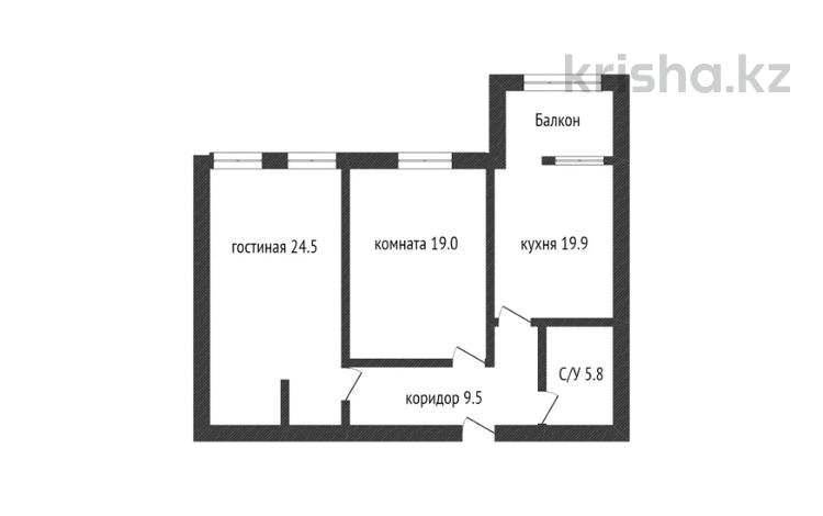 2-комнатная квартира, 78.7 м², 7/17 этаж, 17-й мкр 23 за 20 млн 〒 в Актау, 17-й мкр — фото 2