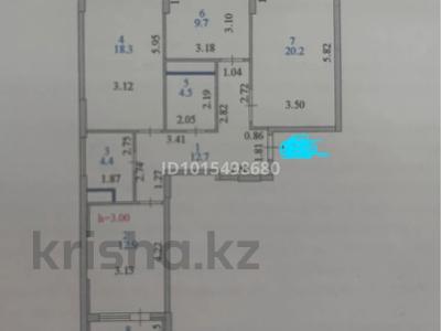 3-бөлмелі пәтер · 84.4 м² · 10/12 қабат, Санжара Асфендиярова, бағасы: 61 млн ₸ в Астане, Нура р-н
