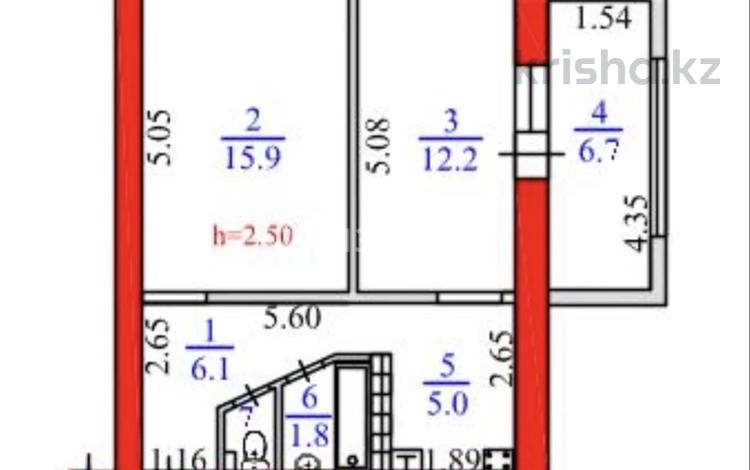 2-комнатная квартира · 48.6 м² · 1/4 этаж, мкр Таугуль 77А — Пятницкого за 28.5 млн ₸ в Алматы, Ауэзовский р-н — фото 2