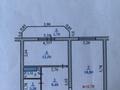 1-комнатная квартира, 46.4 м², 6/9 этаж, 4 переулок Капал 2/1 — ЖК Көк Аспан за ~ 1.9 млн 〒 в Таразе — фото 13