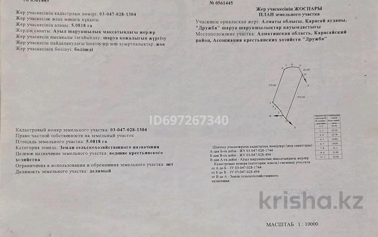 Участок · 5.0818 га, Кольащы за 51 млн ₸ — фото 2