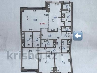 4-комнатная квартира, 157.1 м², 11/20 этаж, Жумекен Нажимеденов 2 за 120 млн 〒 в Астане, Алматы р-н