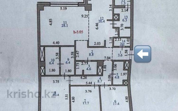 4-комнатная квартира, 157.1 м², 11/20 этаж, Жумекен Нажимеденов 2 за 120 млн 〒 в Астане, Алматы р-н — фото 15