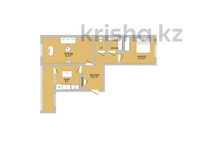 2-комнатная квартира, 54 м², 3/5 этаж, 8 микрорайон за 20.5 млн 〒 в Костанае