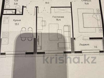 2-бөлмелі пәтер · 59 м² · 3/12 қабат, Жубан Молдагалиев 3, бағасы: 40.5 млн ₸ в Астане, Нура р-н