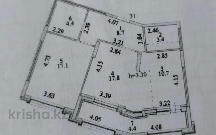 2-бөлмелі пәтер · 67 м² · 2/8 қабат, А 32, бағасы: 57 млн ₸ в Астане, Сарайшык р-н — фото 2