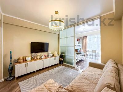 1-бөлмелі пәтер · 51 м² · 4/9 қабат, Думан-2 ш/а., мкрн Думан-2 57, бағасы: ~ 44 млн ₸ в Алматы, Медеуский р-н