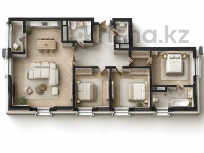 4-комнатная квартира · 122.7 м² · 6/16 этаж, Турар Рыскулова 1/1 за 117 млн ₸ в Астане, Есильский р-н