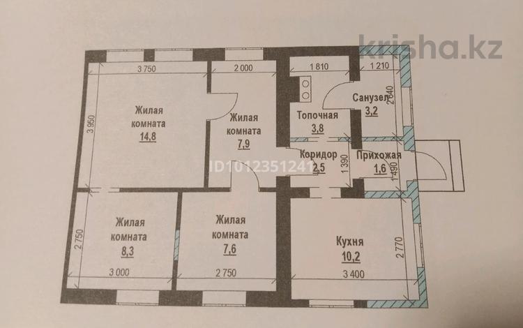 Үйдің бір бөлігі · 4 бөлме · 60 м² · 10 сот., Луговая ул. 11, бағасы: 15.9 млн ₸ в Темиртау — фото 20