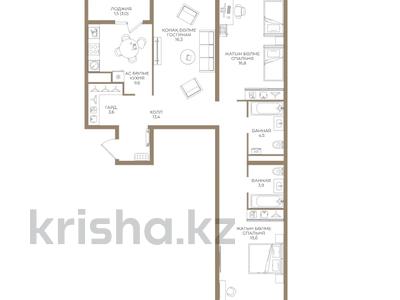 3-комнатная квартира · 88.2 м² · 6/9 этаж, Ботакоз 5 за ~ 45.9 млн ₸ в Алматы