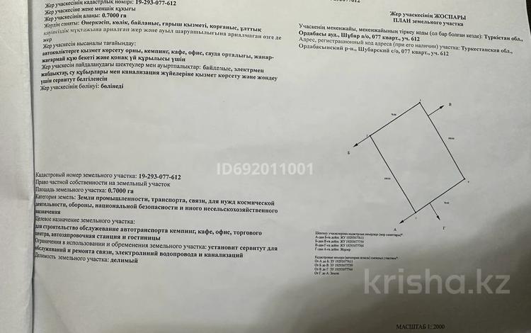 Участок · 100 соток, Ордабасынский район за 100 млн ₸ в Бадаме — фото 2