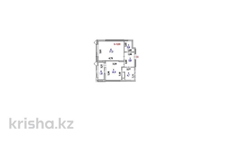 1-комнатная квартира · 43 м² · 6/14 этаж, Бухар жырау 20 за 41.5 млн ₸ в Астане, Нура р-н — фото 2
