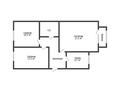 3-бөлмелі пәтер · 60.3 м² · 3/5 қабат, С. Баймагамбетова, бағасы: 28.5 млн ₸ в Костанае — фото 2